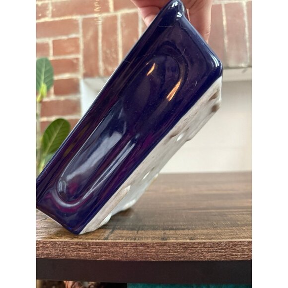 Rectangular Blue Ceramic Dish - Picture 10 of 10